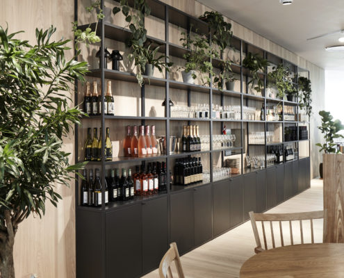 ARoS Aarhus Art Museum 2019_New Order Shelving System_J-Series_Triangle Leg Table
